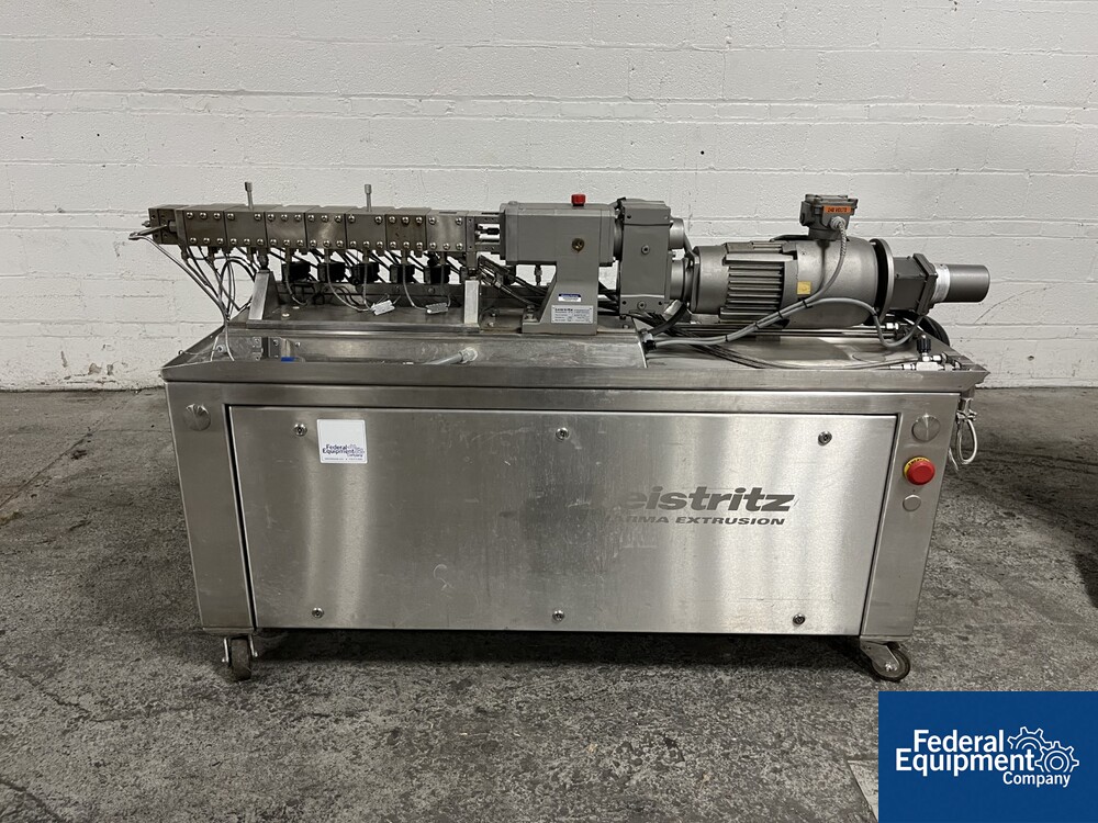 18 MM Leistritz Twin Screw Extruder, Model MIC18PH/GL-35D