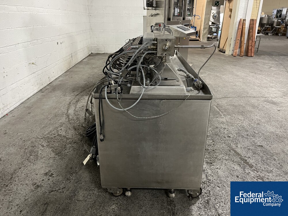 18 MM Leistritz Twin Screw Extruder, Model MIC18PH/GL-35D