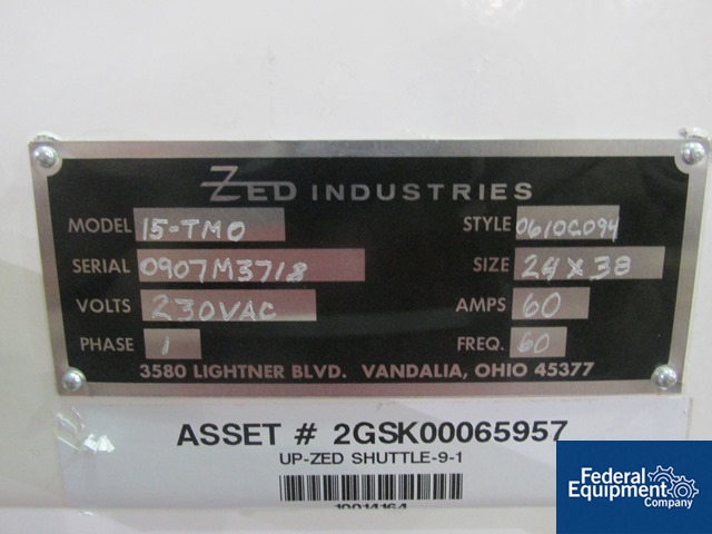 Zed Industries Shuttle Sealer, Model 15-TMO | Federal Equipment