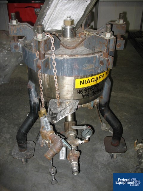 18-4-D NIAGARA FILTER, S/S, 7.4 SF, .95 CF | Federal Equipment Company