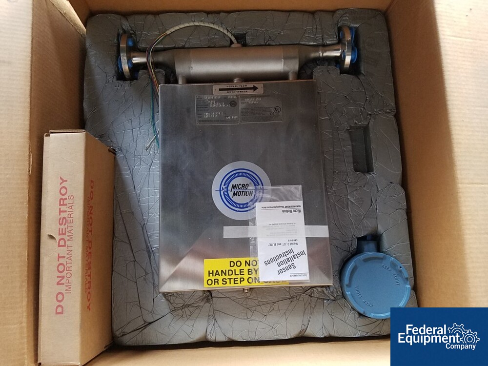 1" Micro Motion Flow Meter, S/S Federal Equipment Company