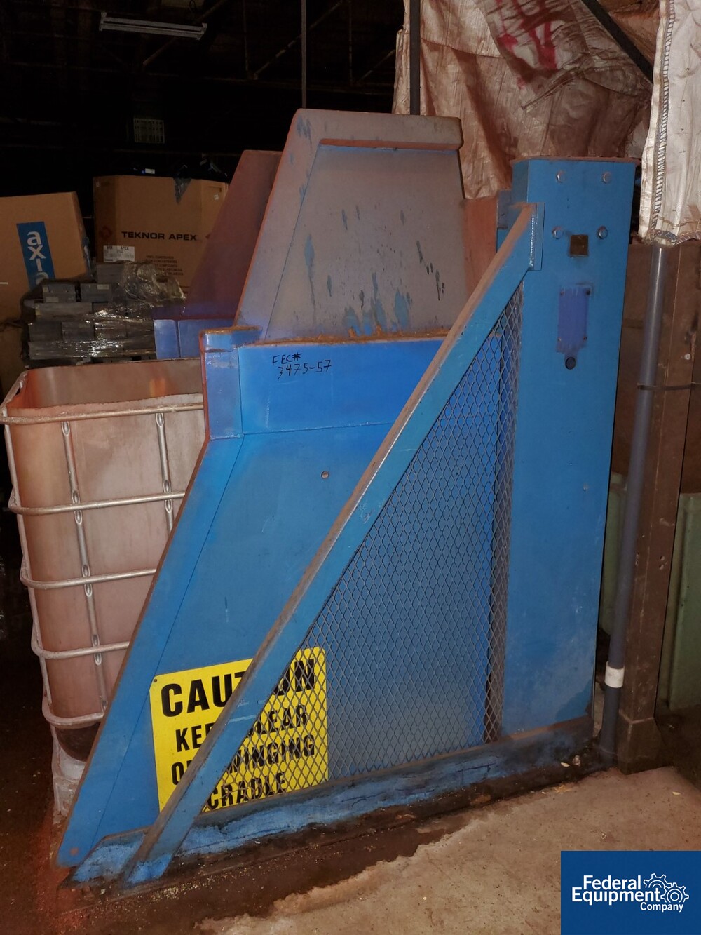 Hercules Gaylord Box Dumper, model H829 SP Federal Equipment Company
