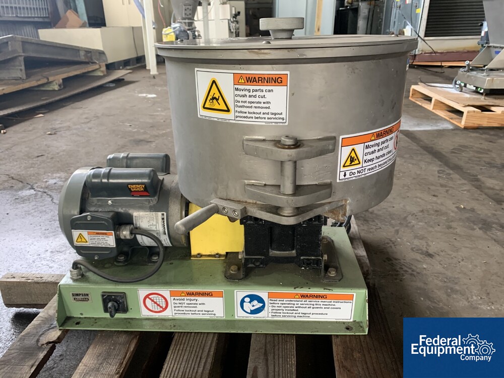 Simpson Mix-Muller, S/S, Model M | Federal Equipment Company