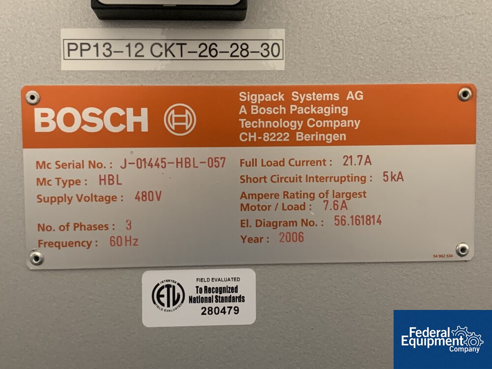 SIG Flow Wrapper model HBL | Federal Equipment Company