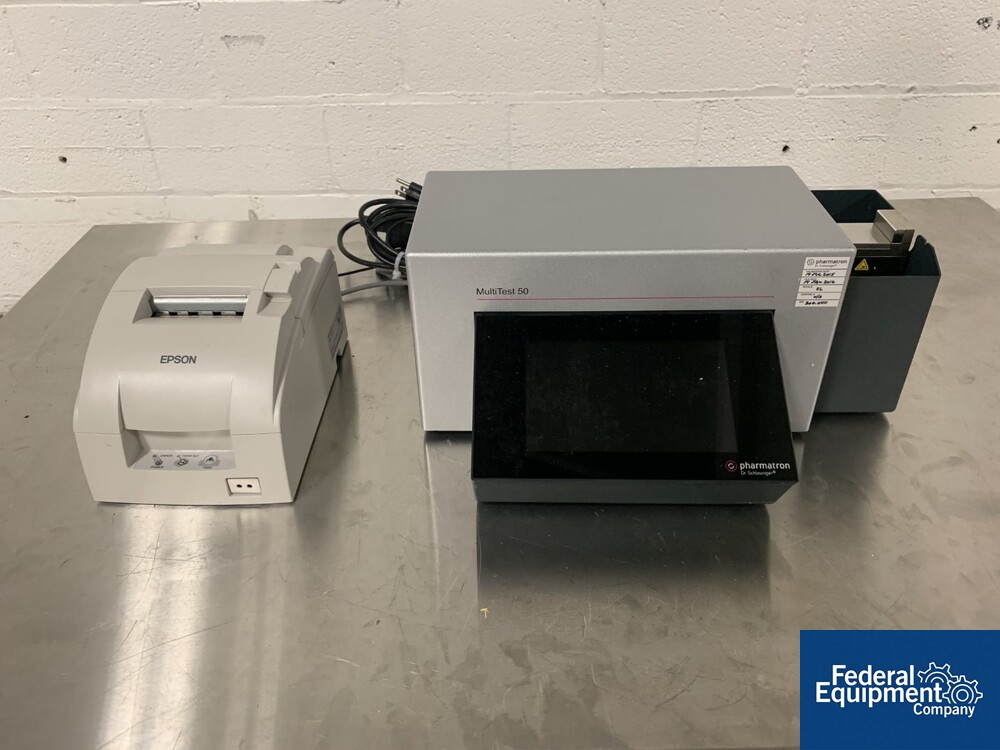 Dr. Schleuniger PharmaTron Hardness Tester, Model MultiTest50 | Federal ...