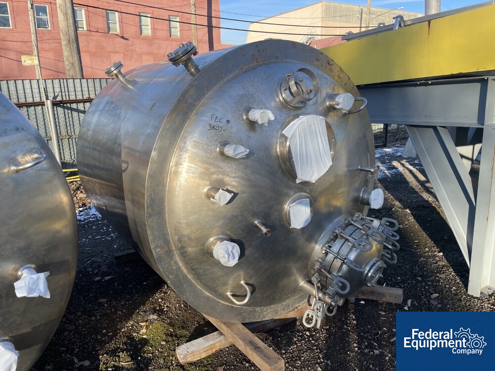 750 Gal Alloy Fab Reactor, 316L S/S, 100# | Federal Equipment Company