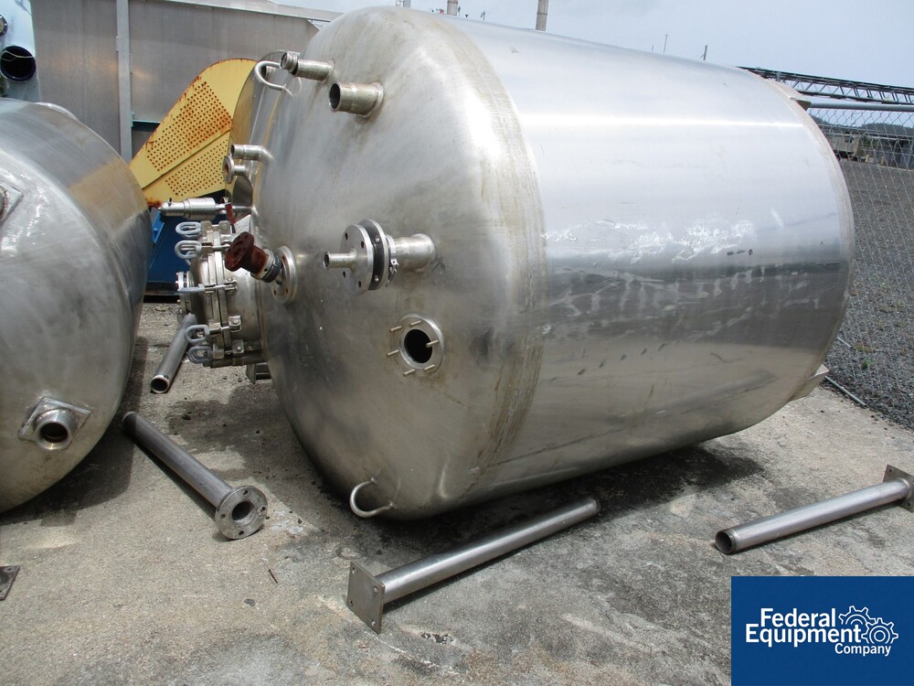 750 Gal Alloy Fab Reactor, 316L S/S, 100/100# | Federal Equipment Company