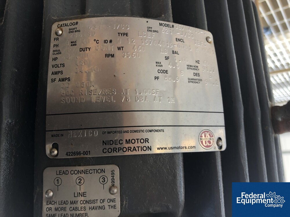 Edwards DryStar Vacuum Pump, Model EDP400 Federal Equipment Company