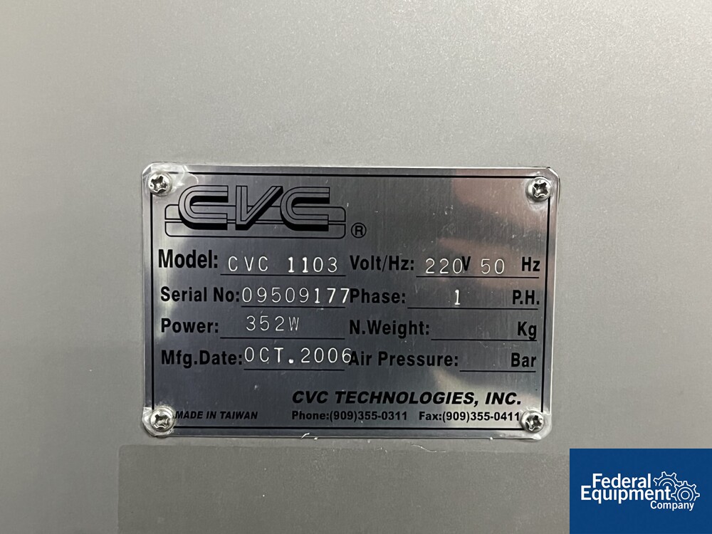 CVC Desiccant Pouch Inserter, Model 1103 Federal Equipment Company