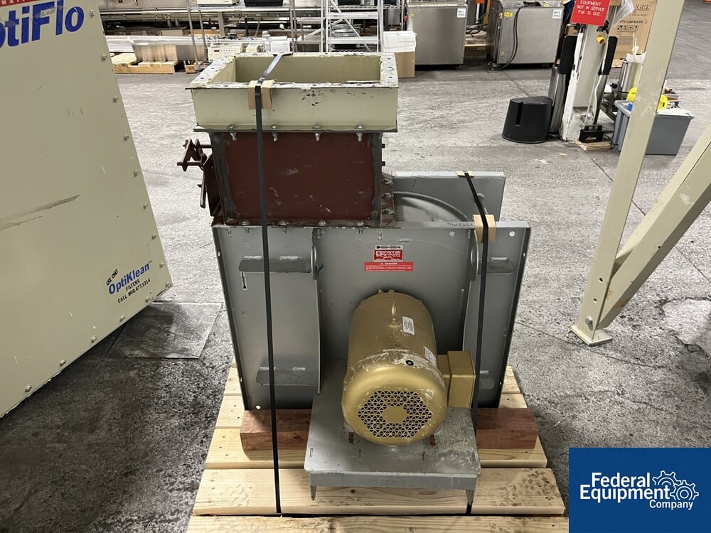 1,648 Sq Ft AAF Dust Collector, C/S, Model 2RC8, 10 HP Federal Equipment Company