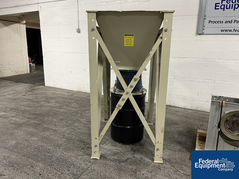 1,648 Sq Ft AAF Dust Collector, C/S, Model 2RC8, 10 HP Federal