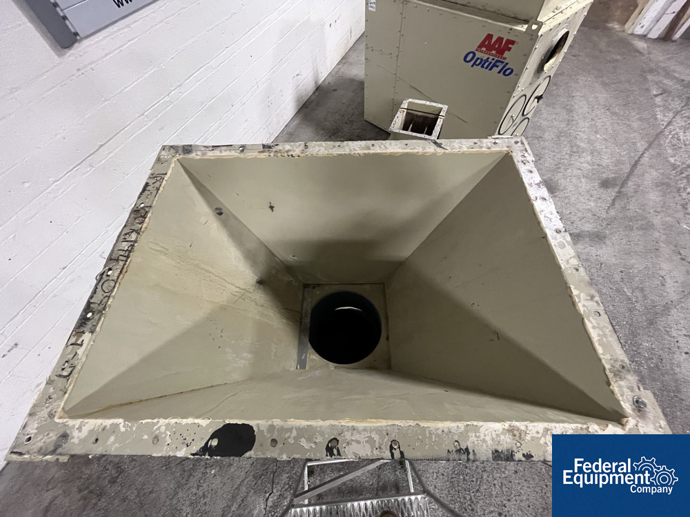 1,648 Sq Ft AAF Dust Collector, C/S, Model 2RC8, 10 HP Federal