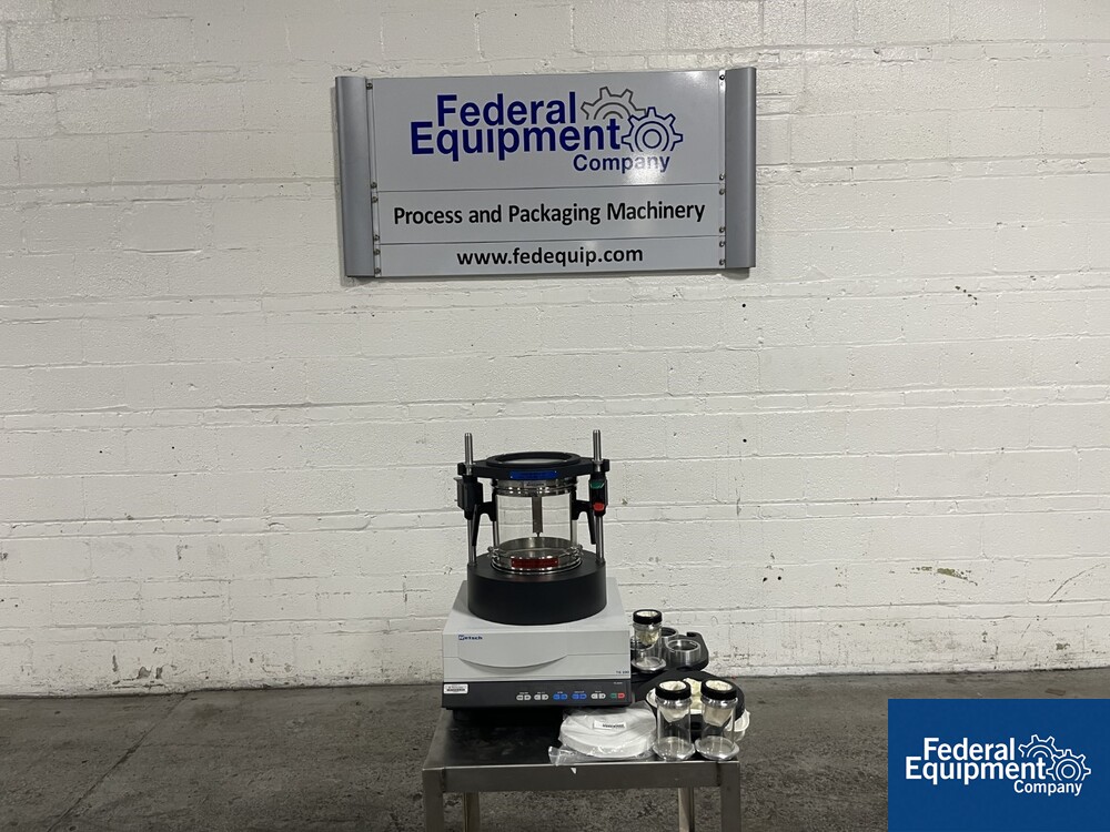 Retsch TG 200 Fluid Bed Dryer Federal Equipment Company