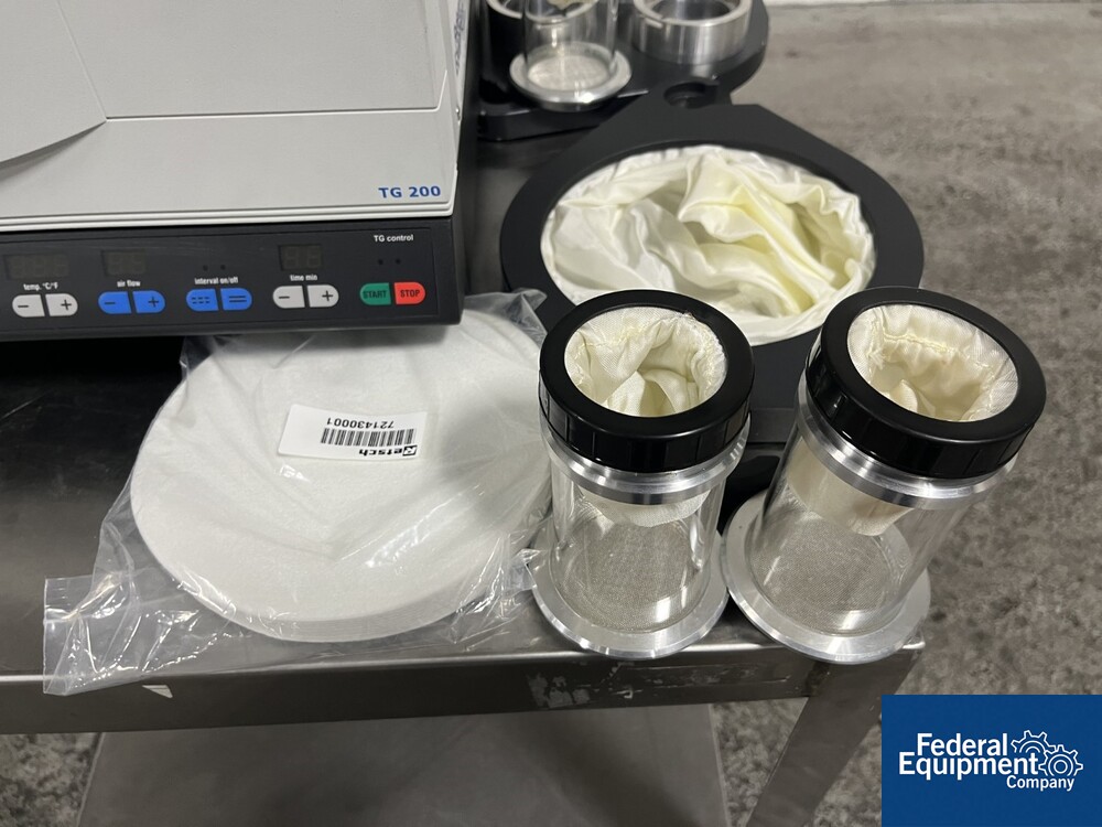 Retsch TG 200 Fluid Bed Dryer Federal Equipment Company