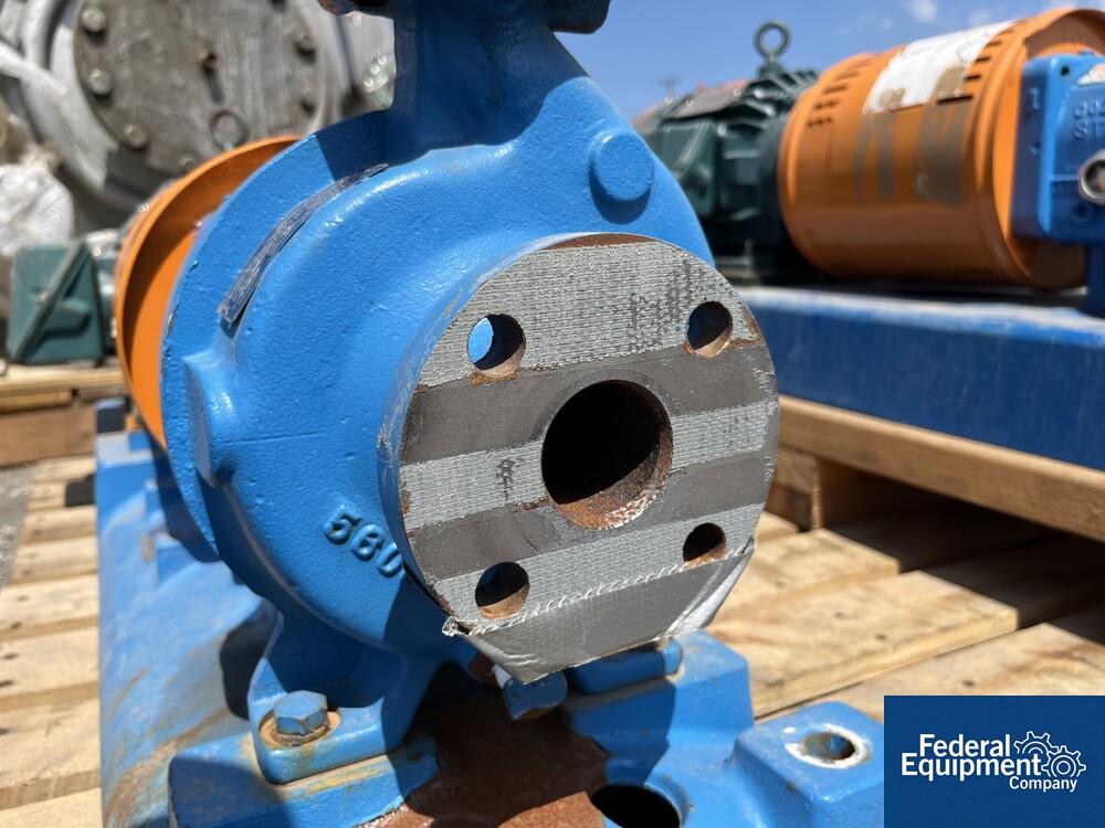 1" X 1.5" X 6"Goulds Centrifugal Pump, C/S, 5 HP Federal Equipment Company