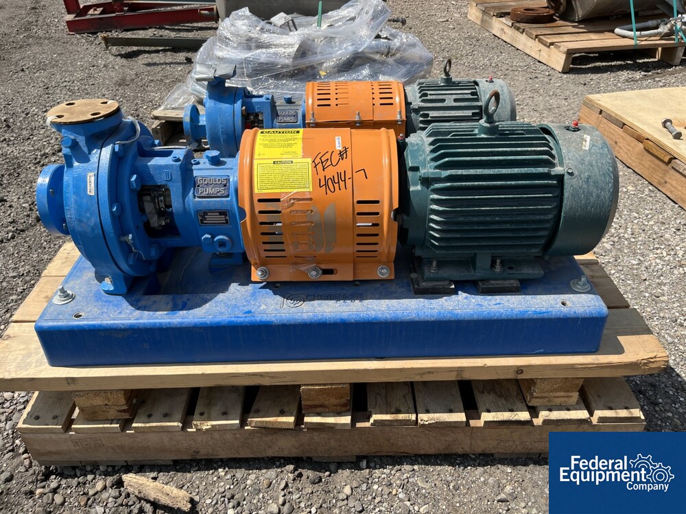 1" X 1.5" X 8" Gould Centrifugal Pump, S/S, 3 HP Federal Equipment Company
