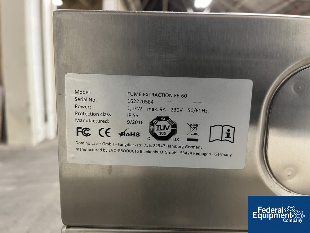 Domino Fume Extractor, Model FE60 Federal Equipment Company