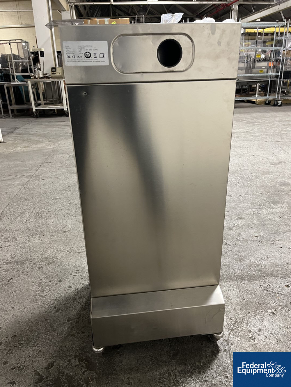 Domino Fume Extractor, Model FE60 Federal Equipment Company