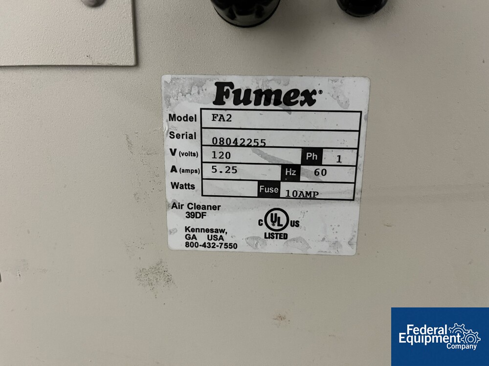Fumex Fume Extractor, Model FA2 Federal Equipment Company