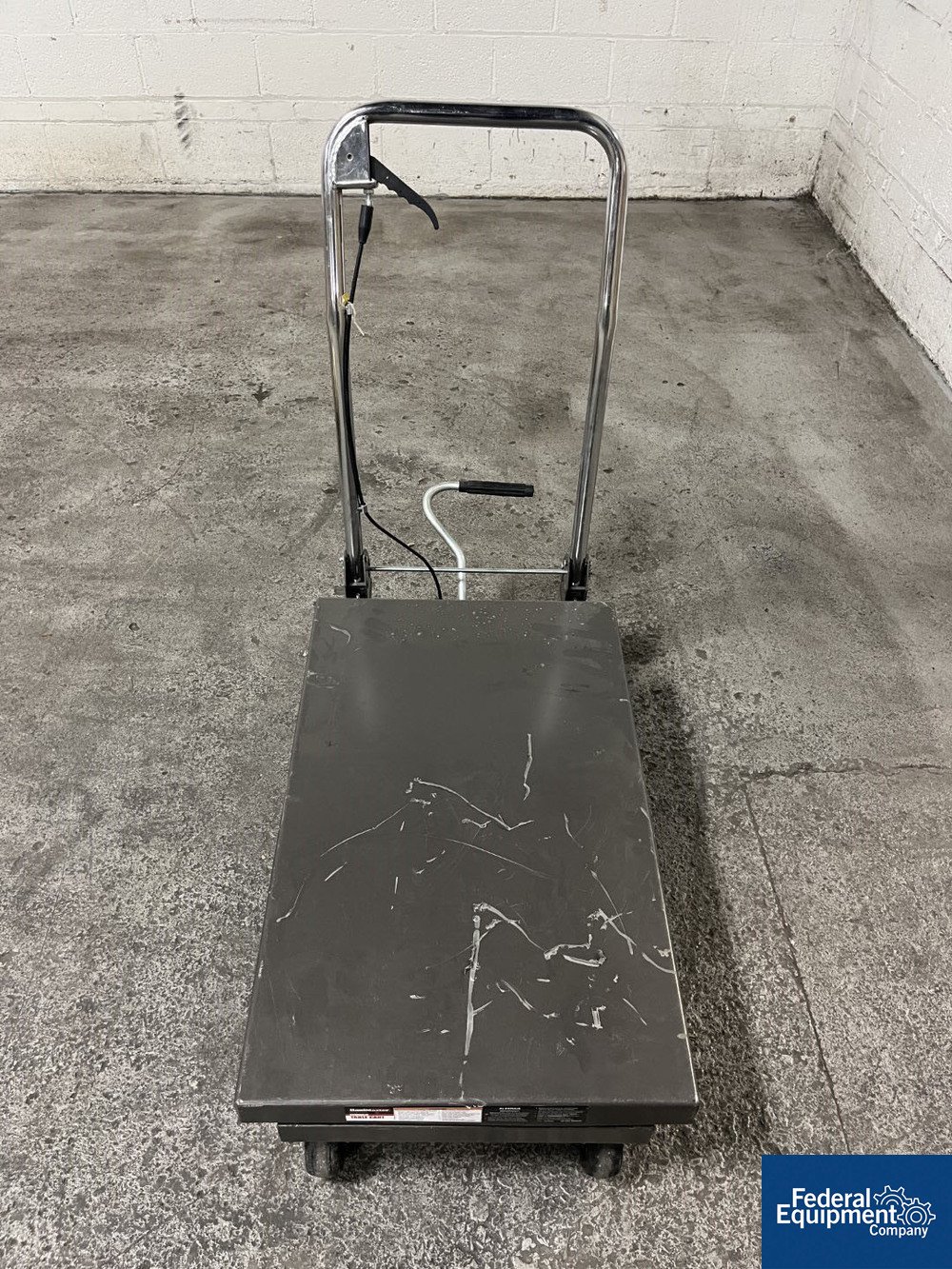 HaulMaster Hydraulic Table Cart, 1000 Federal Equipment Company