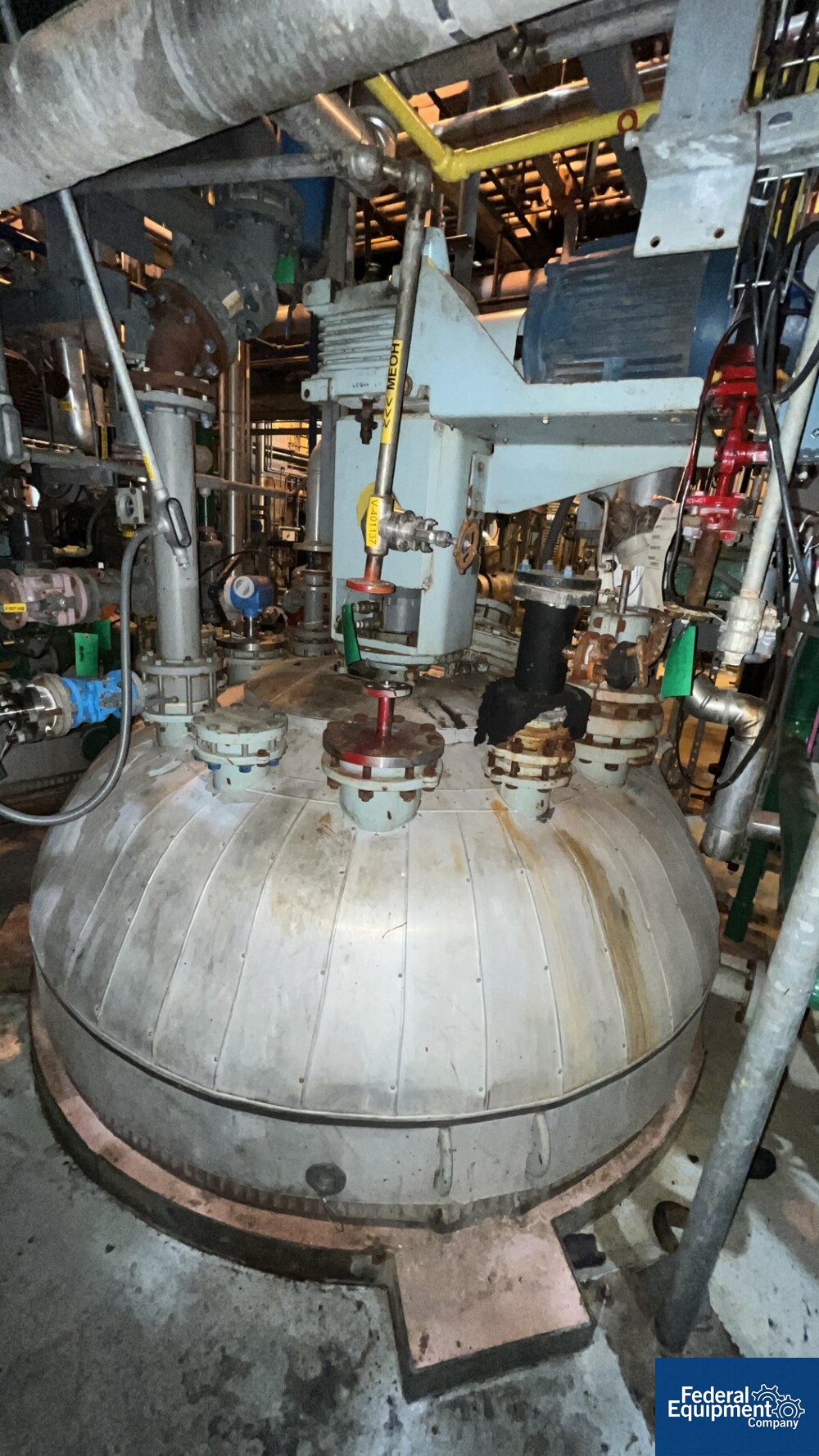 2,000 Gal Pfaudler Glass Lined Reactor, 90/100# | Federal Equipment Company