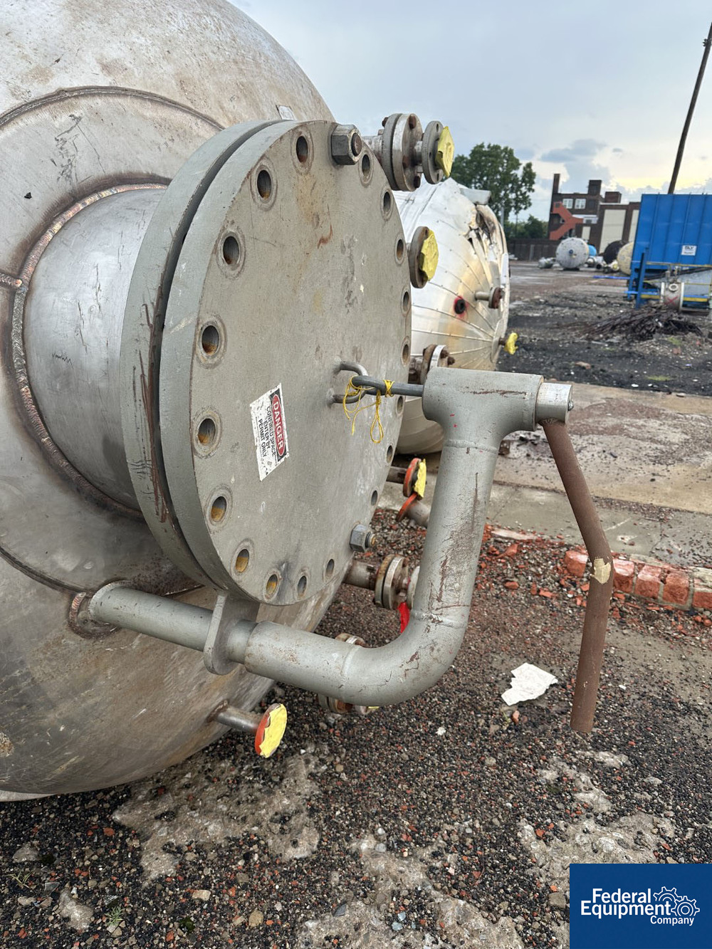 2,500 Gal Apache Receiver Tank, S/S, 90# | Federal Equipment Company