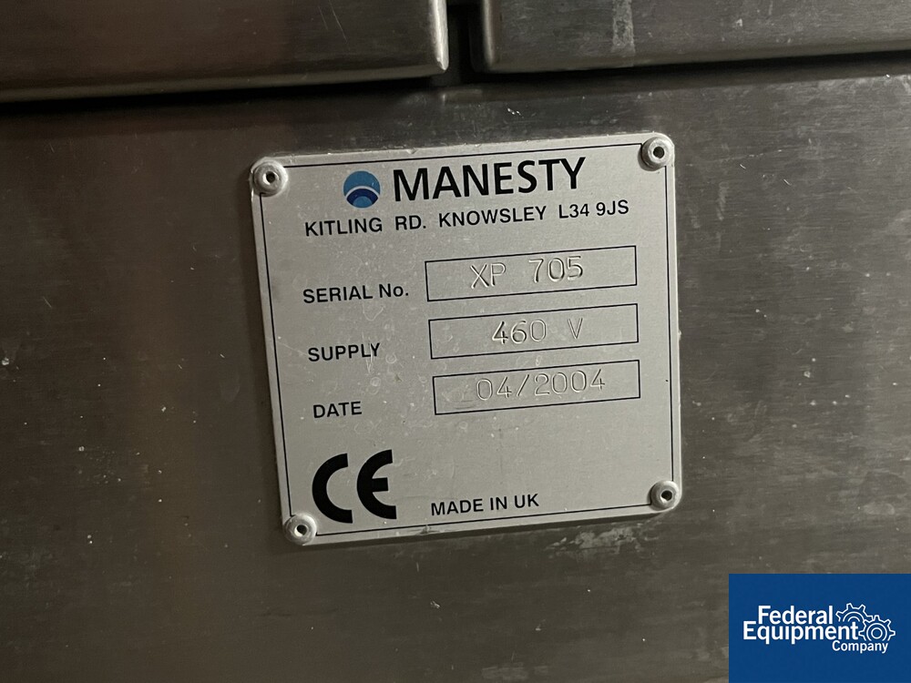 Manesty Xpress 700, 61 Stations with Spare Parts Federal Equipment