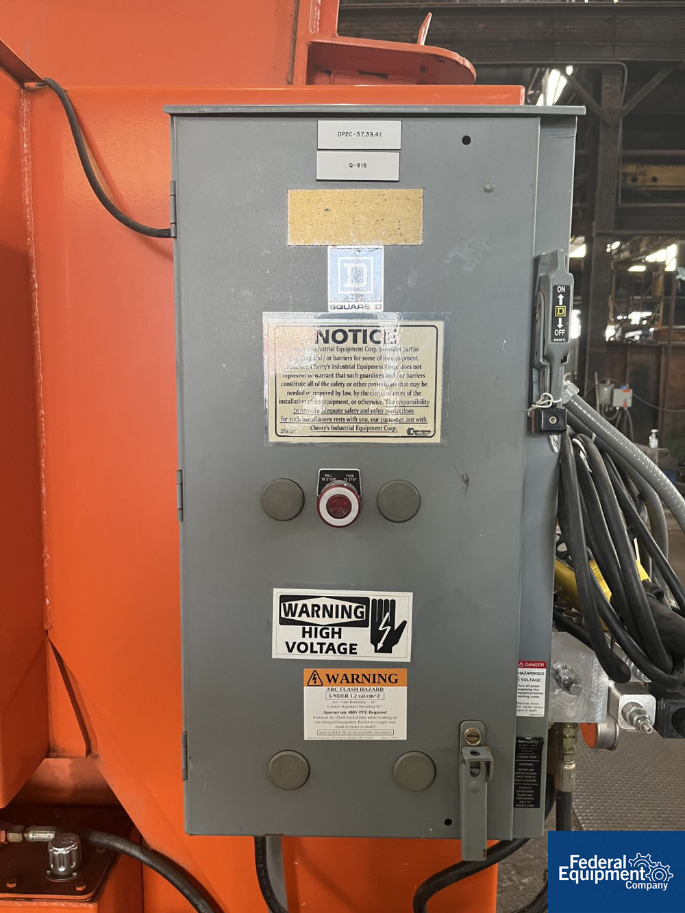 Cherry's Industrial Pallet Inverter, Type O815 Federal Equipment Company