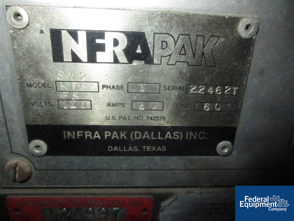 Infrapak Wrapper, Model SW2 HPS FS | Federal Equipment Company