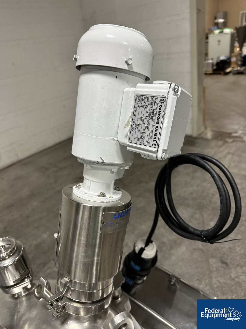 50L Avins Fab Reactor, S/S, 30/50# | Federal Equipment Company