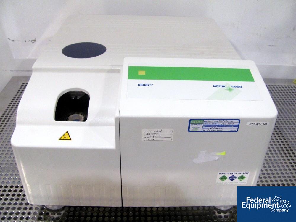METTLER TOLEDO DSC821E CALORIMETER. Federal Equipment Company