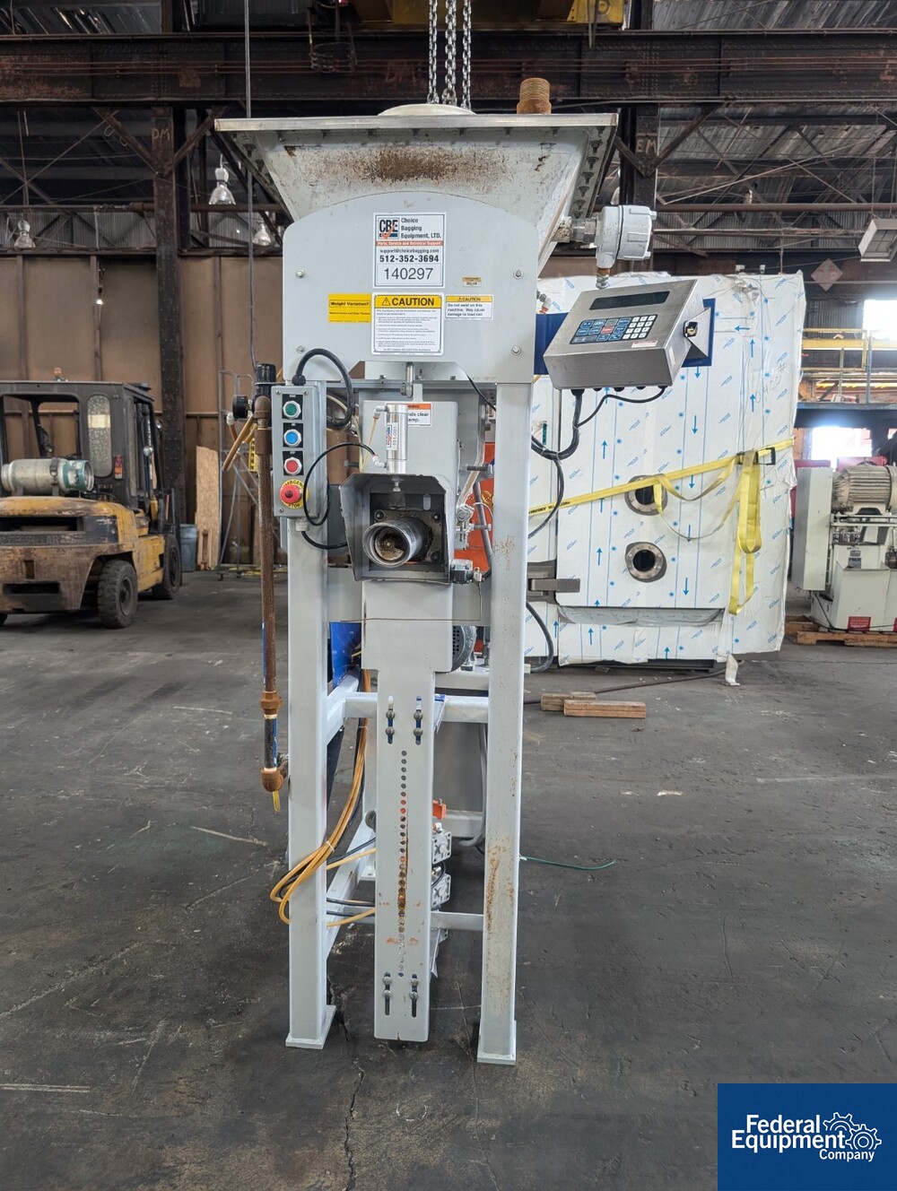 Choice Bagging Equipment Valve Bag Packer, Model 230 Auger | Federal ...