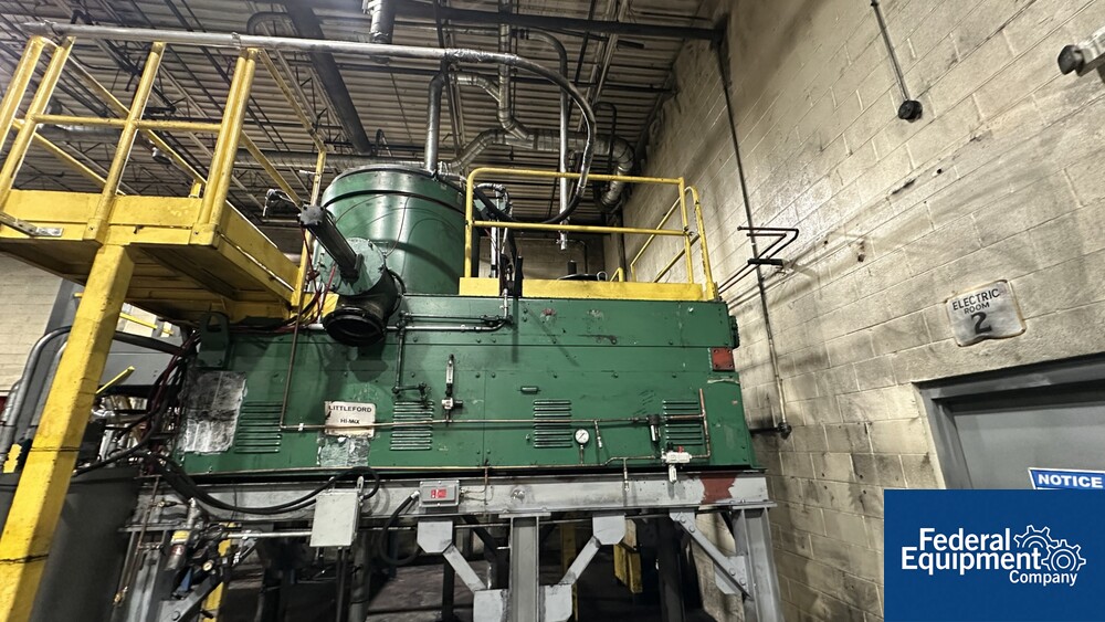 Littleford 1200 Liter Littleford High Intensity Mixer, Model CY-1200, 250/125 HP ...
