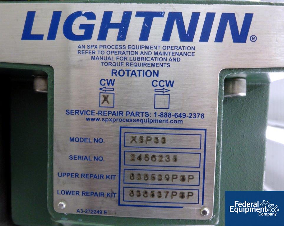 33 HP LIGHTNIN AGITATOR DRIVE, MODEL X5P33 | Federal
