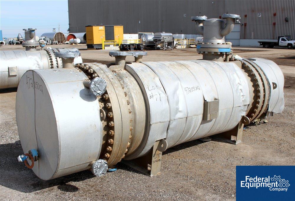 547 Sq Ft Gerhard Rauh Heat Exchanger, 316L S/S, 94/94#, Unused ...