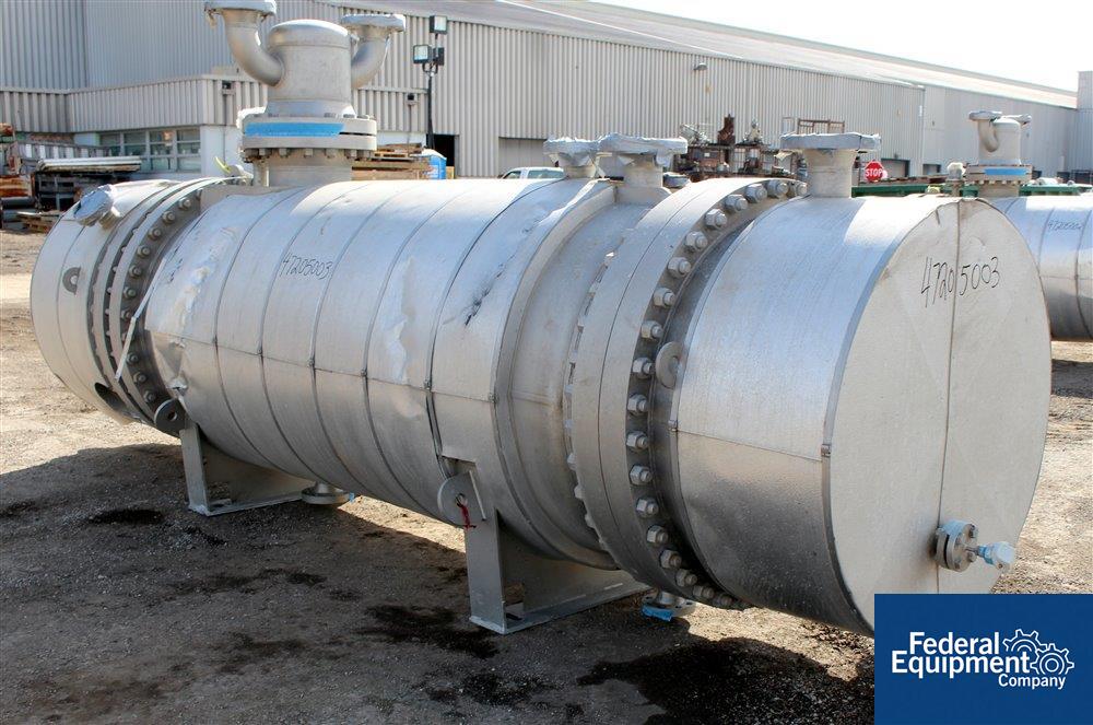 547 Sq Ft Gerhard Rauh Heat Exchanger, 316L S/S, 94/94#, Unused ...