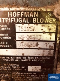 Image of Hoffman Multi Stage Blower, Model 75105A 05