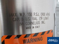 Image of 5 Gal Cornelius Tank, s/s 04