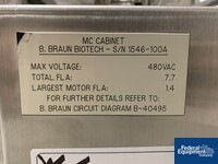 Image of 100 Liter B. Braun Biotech Fermenter, 316L S/S, 50/75# 18