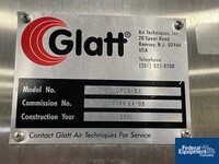 Image of Glatt GPCG 3.1 Fluid Bed Processor, S/S