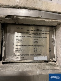 Image of 500 gallon Steel-Pro reactor, S/S, 50/50# 03