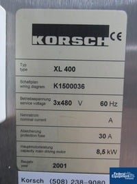 Image of Korsch XL 400 2-Layer Tablet Press, 35/29 Station 23