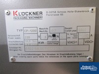 Image of Klockner Blister Packaging Line, Model CP1200 15