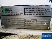 Image of 48" x 30" Ketema Mark III Basket Centrifuge, 316L S/S 17