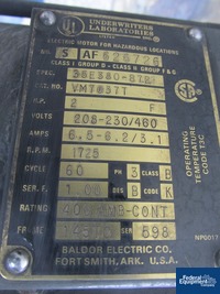 Image of 10 Cu Ft Abbe Double Cone Vacuum Dryer, S/S 10
