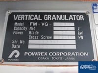 Image of 600 Liter Glatt Powrex High Shear Mixer, S/S, Model FM-VG600 21