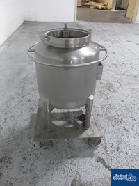 Image of 25 Gal Damrow Receiver Tank, 316 S/S, 75# 04
