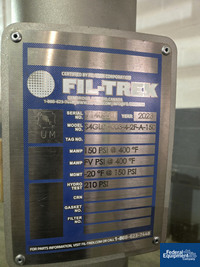 Image of (2) Fil-Trek Filter Housings, Model S4GL06-003-4-2F-A-150, S/S 02