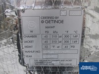 Image of Getinge Autoclave, Model 433HC 12