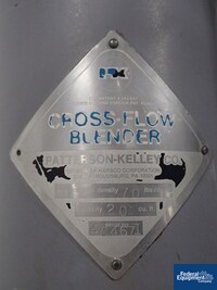 Image of 20 Cu Ft P-K Twin Shell Cross-Flow Blender, S/S 02